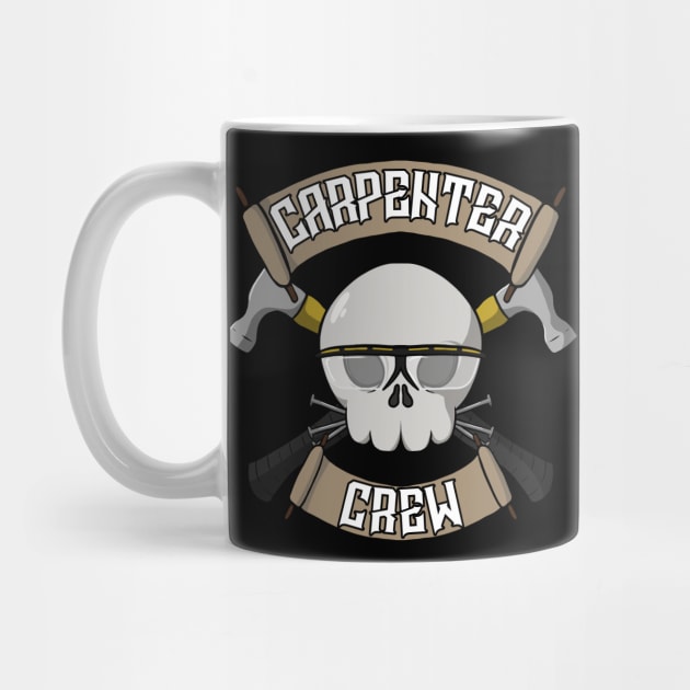 Carpenters crew Jolly Roger pirate flag by RampArt